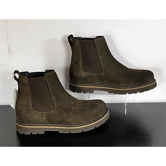Birkenstock Highwood Slip On Chelsea Boots Mocca Suede Men’s US 10 EU 43 Regular main image 5